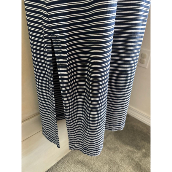 EUC Soma Navy & White Striped Maxi | Size Small - Picture 4 of 7